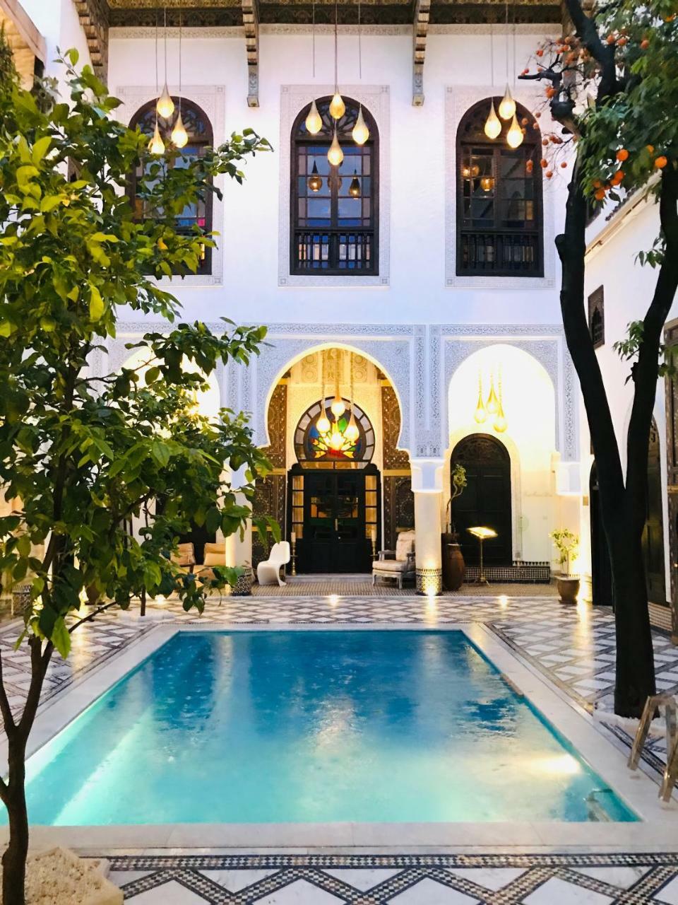 Riad Maison Bleue And Spa Fez Buitenkant foto